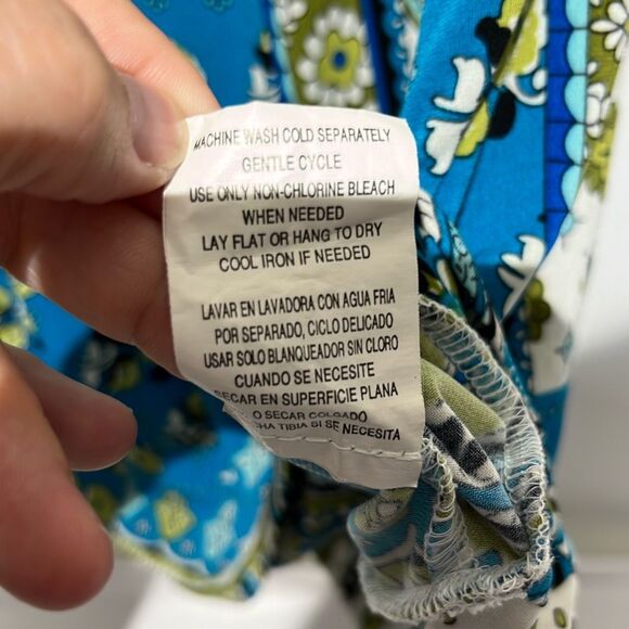 Speechless Women's Multicolor Scoop Neck Flutter Short Sleeve Blouse Size XL - Picture 8 of 9